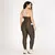 Legging Bolso + Top Clara Bicolor Compressão Marrom Gris e Off-White - comprar online