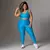 Legging Clássica + Top Bia Compressão Azul Céu