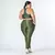 Legging Bolso + Top Alana Bicolor Compressão Verde Militar e Off-White - comprar online