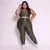 Legging Clássica + Top Valquíria Compressão Verde Militar