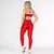 Legging Duo + Top Rafa Bicolor Compressão Rubi e Champagne - comprar online