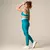Legging Duo + Top Maressa Bicolor Compressão Azul Capri e Ciano Candy na internet