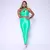 Legging Clássica + Top Luiza Compressão Verde Tropical