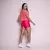 Cropped Tule Coral - comprar online