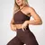 Legging Clássica + Top Juliete Suplex Poliamida Café - Moda Fitness Direto da Fábrica para Revenda, no Atacado