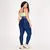 Legging Clássica + Top Juliana Bicolor Compressão Night Blue e Pistache - comprar online