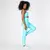 Legging Clássica + Top Dri Compressão Ciano Candy na internet