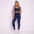 Legging Clássica + Top Sol Suplex Poliamida Marinho