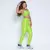 Legging Case + Top Ellen Compressão Verde Citrus