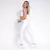 Legging Clássica + Top Liss Jacquard Ondinha Branco na internet