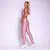 Legging Cruzada + Top Juliana Jacquard Zig Rosé - comprar online