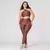 Legging Core + Top Juliana Compressão Marrom Rosado