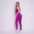 Legging Clássica + Top Luiza Jacquard Ondinha Roxo - comprar online