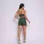 Short Recorte + Top Lia Jacquard Ondinha Verde Militar - comprar online
