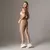 Legging Clássica + Top Kim Bicolor Compressão Areia e Off-White na internet