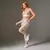 Legging Clássica + Top Nayara Bicolor Compressão Areia e Off-White
