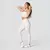 Legging Clássica + Top Julia Jacquard Felina Off-White
