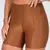 Short Recorte + Top Dani Compressão Cravo - Liss Fitness