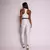 Legging Clássica + Top Andressa Compressão Off-White - comprar online