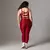 Legging Clássica + Top Bia Compressão Carmim - comprar online