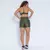 Short Case + Top Ellen Compressão Verde Militar - comprar online
