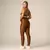 Legging Clássica + Top Sara Bicolor Compressão Caramelo e Off-White - loja online
