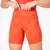 Short Clássico + Top Nath Jacquard Felina Laranja - Moda Fitness Feminina no Atacado Direto da Fábrica