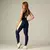 Legging Fang + Top Priscila Bicolor Compressão Night Blue e Pistache na internet
