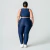 Conjunto Legging Bolso + Top Bianca Compressão Plus Dark Blue - comprar online