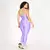 Legging Bolso + Top Clara Bicolor Compressão Lavanda e Pistache - comprar online