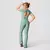 Legging Flare + Top Gisele Suplex Light Verde Chá - comprar online