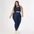 Legging Clássica + Top Clara Compressão Azul Marinho