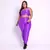 Legging Clássica + Top Bia Compressão Flor-de-Lis