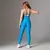 Legging Clássica + Top Jaqueline Compressão Azul Céu - comprar online