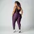Legging Pulse + Top Meire Bicolor Compressão Mirtilo e Roxo Claro - comprar online