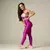 Legging Clássica + Top Ranny Bicolor Compressão Fúcsia e Roxo Claro - comprar online