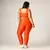 Legging Clássica + Top Cíntia Compressão Laranja - comprar online