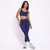 Legging Clássica + Top Lua Suplex Poliamida Azul Marinho