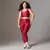Legging Clássica + Top Bia Compressão Marsala