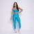 Legging Empina + Top Luara Compressão Azul Capri