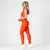 Legging Clássica + Top Liss Compressão Laranja - Liss Fitness