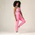 Legging Clássica + Top Julia Bicolor Compressão Barbie e Ciano Candy