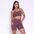 Short Bolso + Top Si Suplex Poliamida Cacau