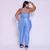 Legging Bolso + Top Clara Compressão Azul Claro - comprar online