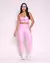 Legging Laço + Top Lívia Compressão Rosa Persa