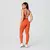 Legging Clássica + Top Aline Jacquard Felina Laranja - comprar online