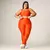 Legging Clássica + Top Cíntia Compressão Laranja