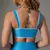 Short Joy + Top Zoe Bicolor Compressão Azul Céu e Azul Claro - comprar online