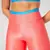 Short Duo + Top Tainá Bicolor Compressão Flamingo e Azul Capri - Liss Fitness