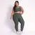 Legging Clássica + Top Jéssica Jacquard Ondinha Verde Musgo